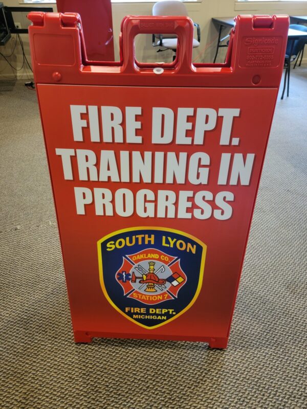 Fire Department Training in Progress